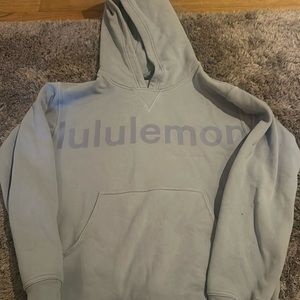 grey/blue lulu lemon hoodie size xs